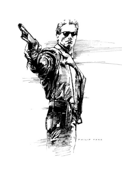 Терминатор рисунок