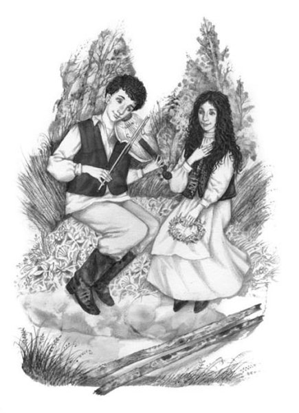 Ноябрь рисунок карандашом