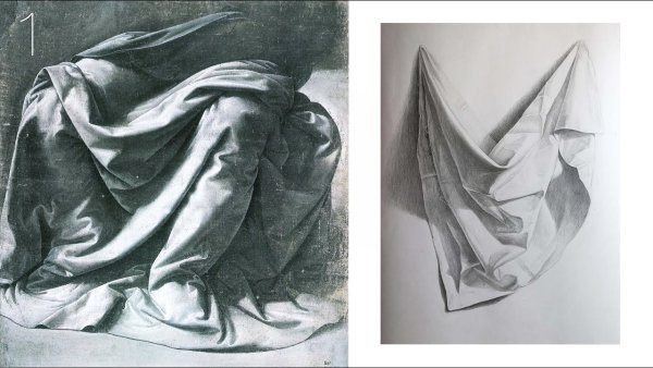 Драпировка со складками