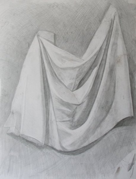 Драпировка со складками