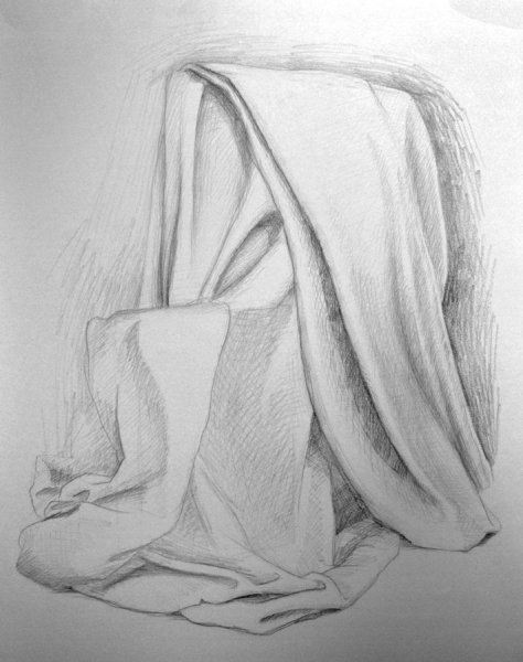 Драпировка мягким материалом