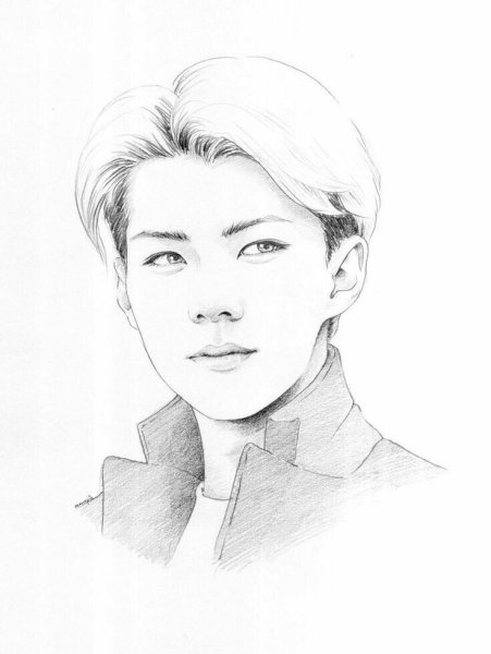 EXO рисунки Сехун