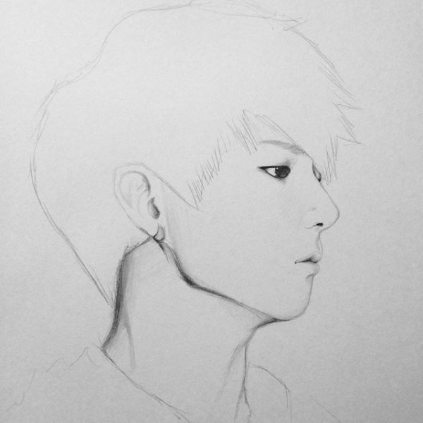 БТС для срисовки Чонгук