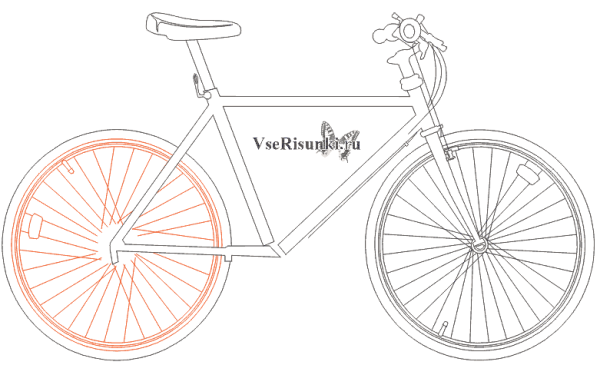 Велосипед BMX разукрашка