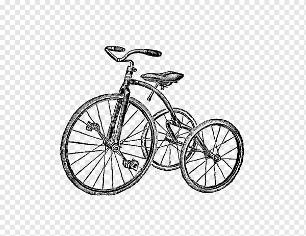 Велосипед рисунок поэтапно