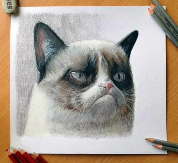 Картины цветными карандашами