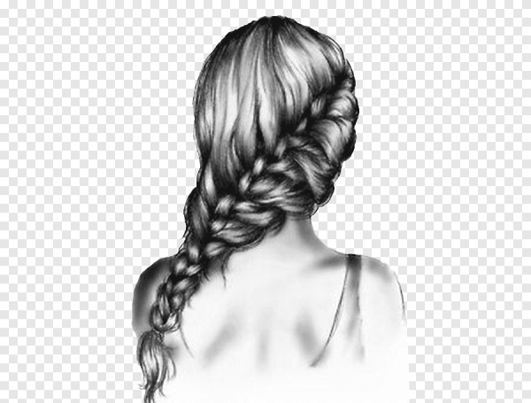 Коса на карандаше