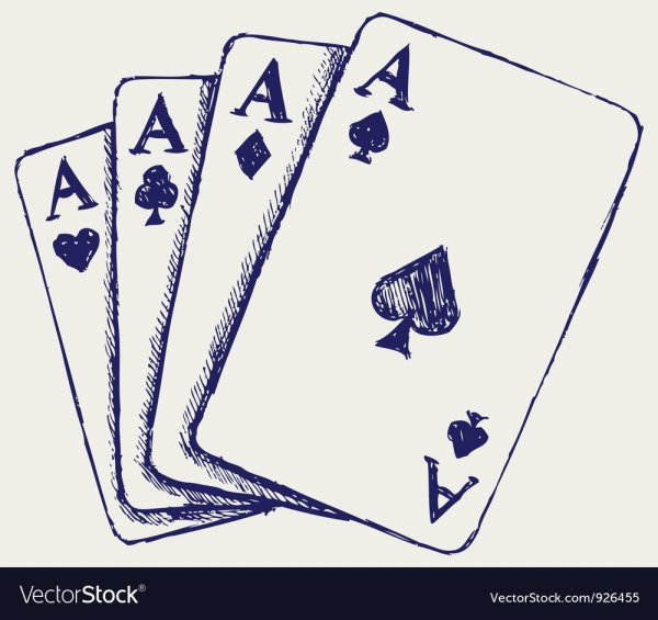 Нарисовать карты игральные карандашом