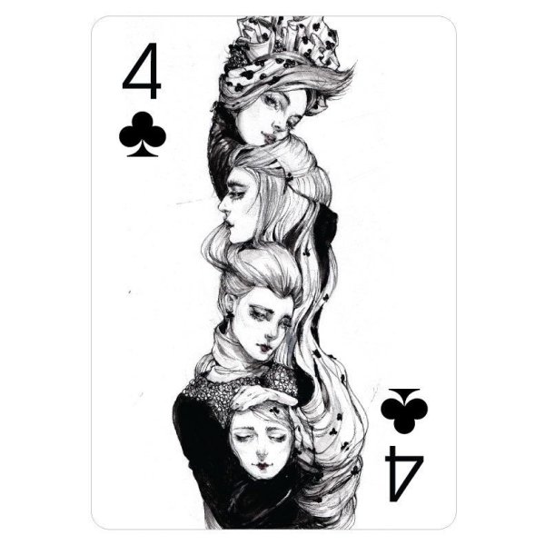 Карточный дама эскиз