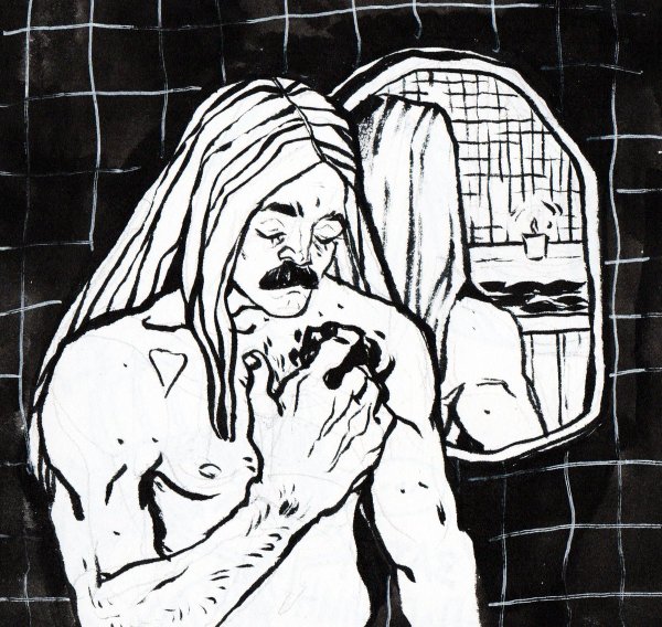 Лил памп карандашом