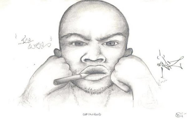 Og Buda рисунок карандашом