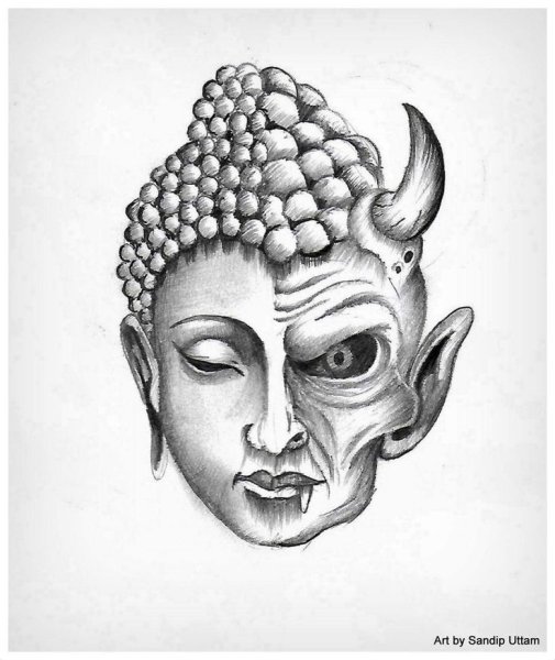 Буддистские тату эскизы