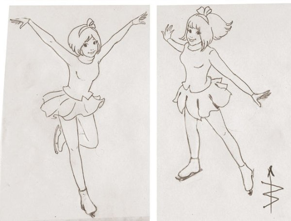 Референсы фигуристок