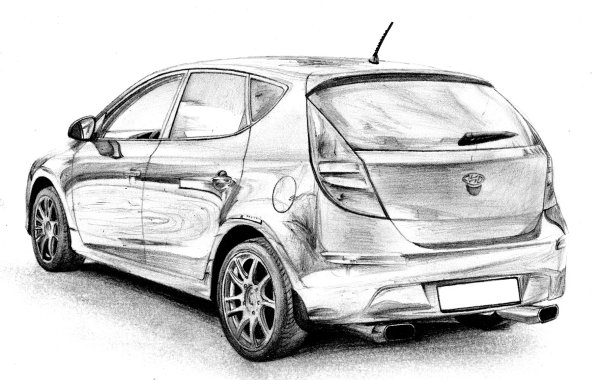 Hyundai i30 чертеж