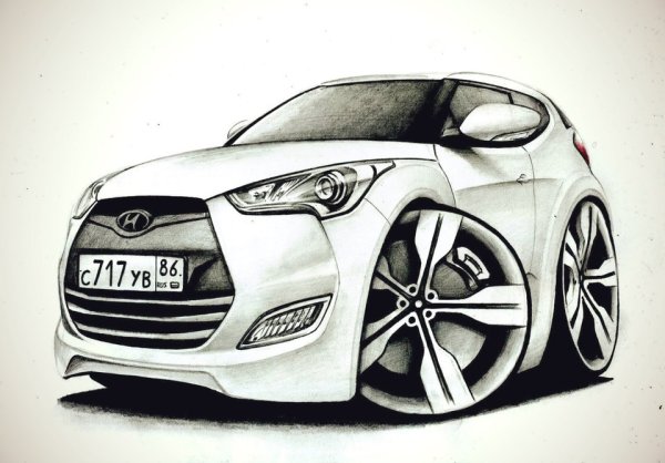 Hyundai ix35 эскиз