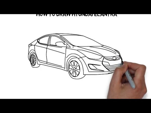 Рисовать машины Хендай