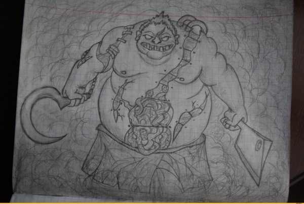 Раскраска дота 2 ПУДЖ