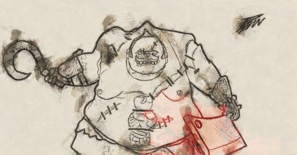 Pudge рисунок