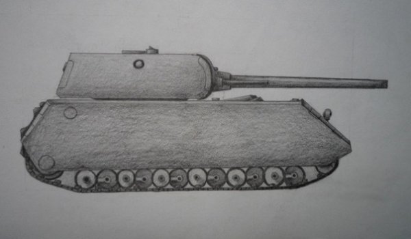 Танк Маус ворлд оф танк раскраска