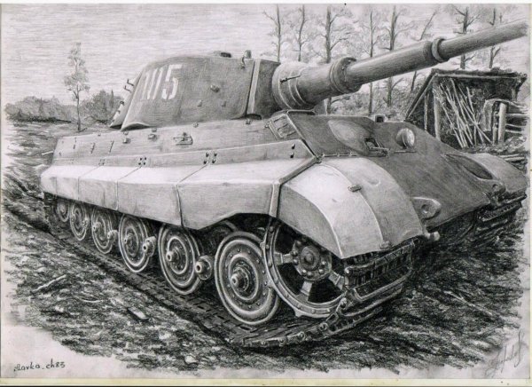 Раскраски танки Маус