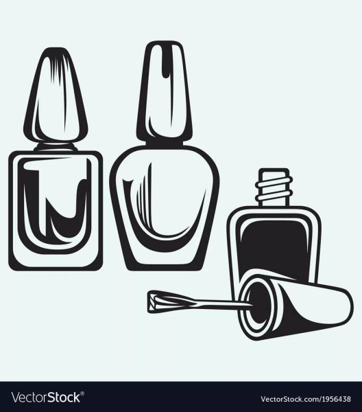 Лак для ногтей векторный