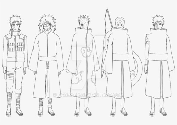 Обито из Наруто в полный рост