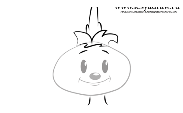 Чиполлино карандашом