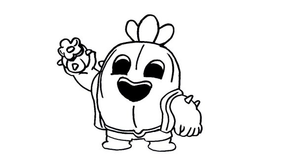 Спайк Браво старс черно белый