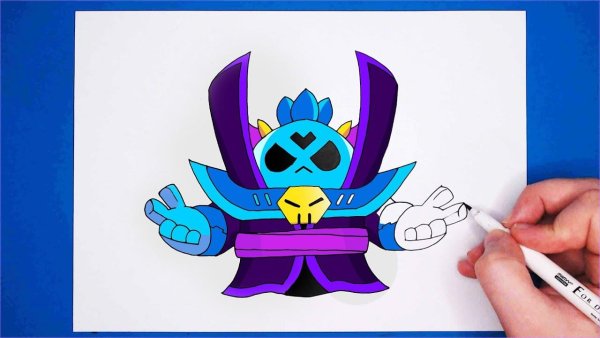 Бравлеры рисунки легкие