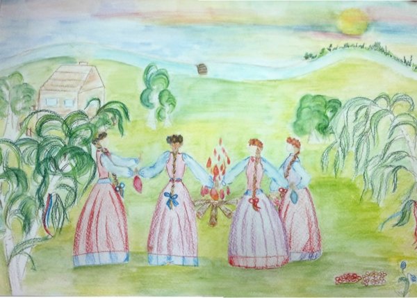 Раскраска русские народные праздники