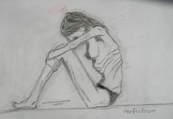 Печаль рисунок