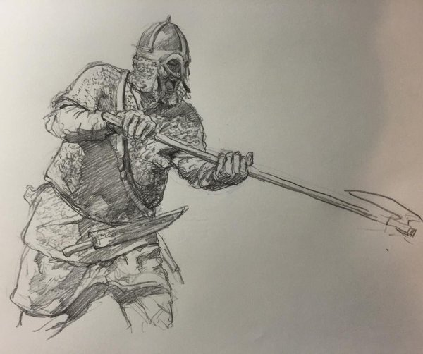 Рыцарь эскиз