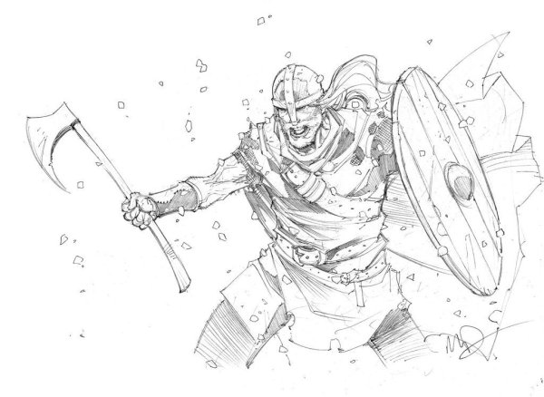 Римский Центурион тату эскиз