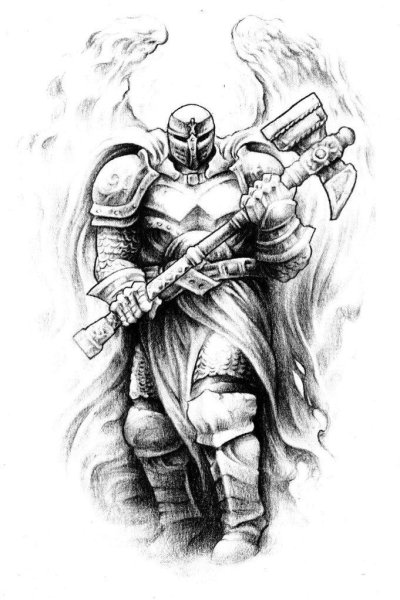 Воительница карандашом