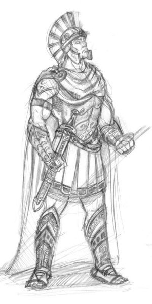 Арты рыцарей карандашом