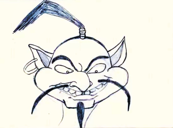 Соловей разбойник рисунок легкий