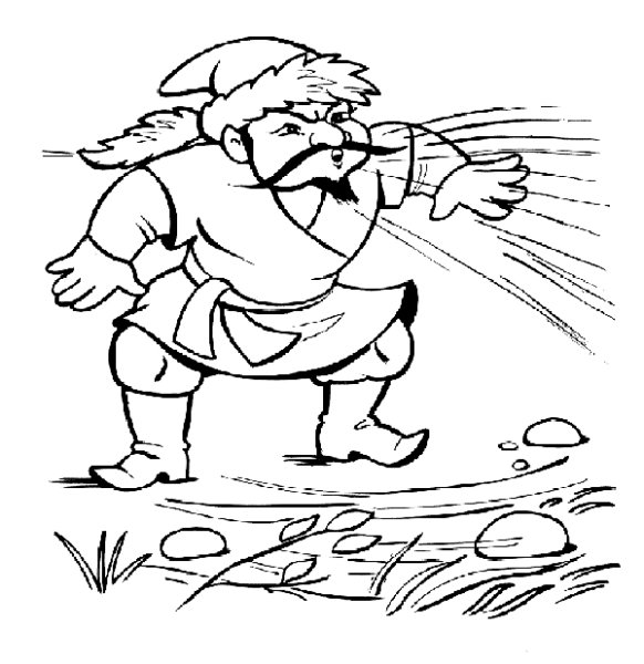 Тугарин змей нарисовать