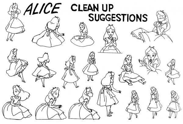 Алиса в стране чудес рисунки иллюстрации