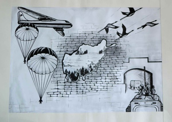 Раскраска ВДВ