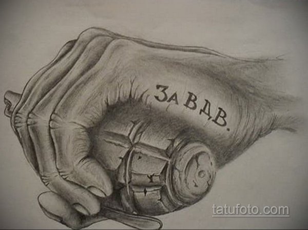 Десантник рисунок