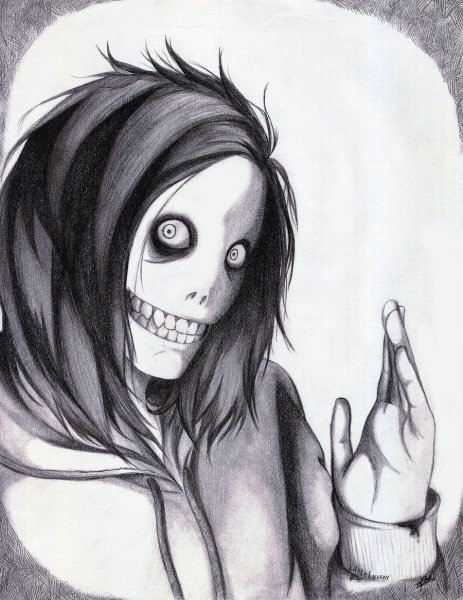 Страшные картинки для срисовки