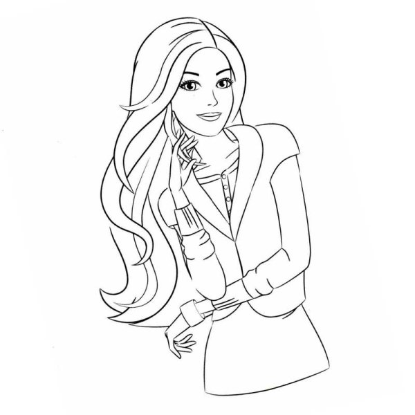 Нарисовать девушку карандашом легко в полный рост