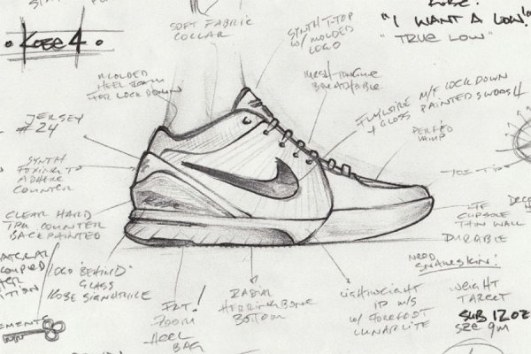 Кроссовки найк чертеж