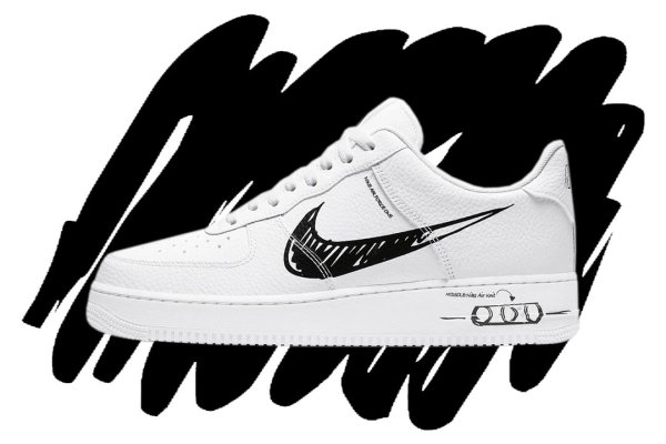 Nike Air Force 1 Sketch Swoosh