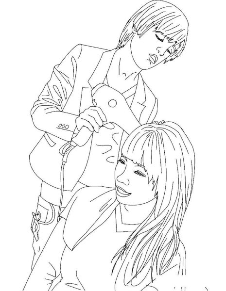 Парикмахер рисунок