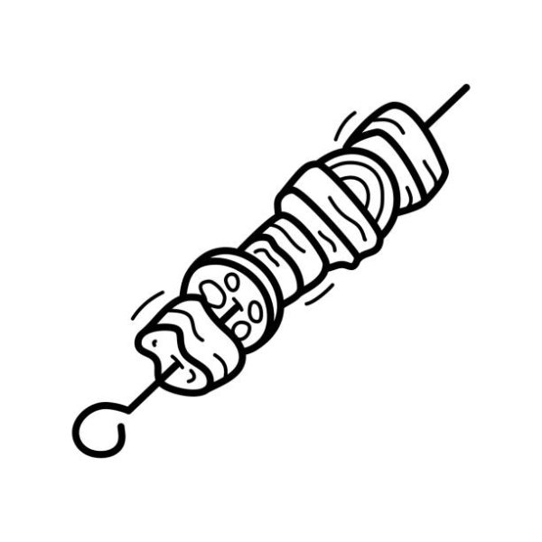 Шашлык рисунок