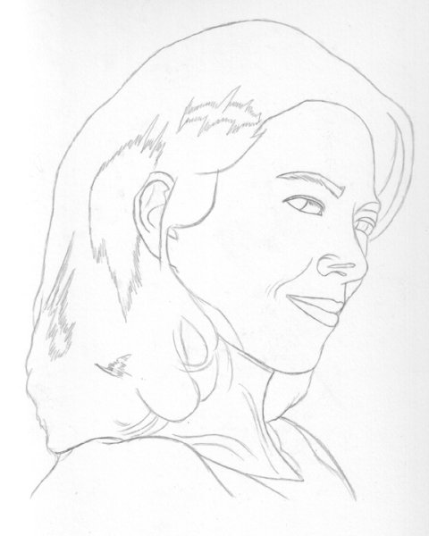 Порьретьмамы карандашом