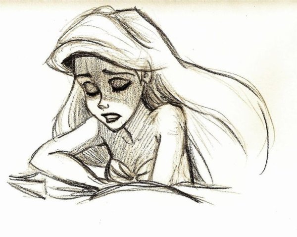 Наброски карандашом Дисней