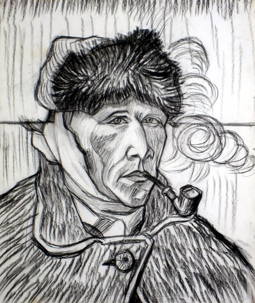 Ван Гог портрет Графика