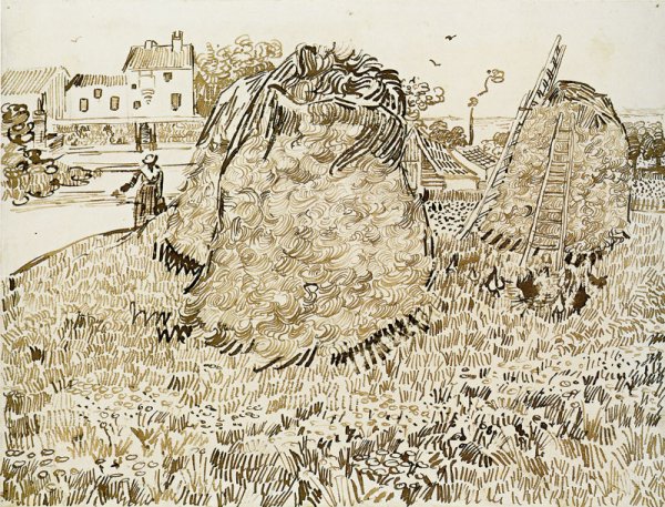 Ван Гог картины стога